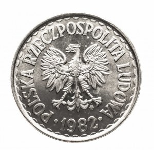 Polska, PRL (1944-1989), 1 złoty 1982