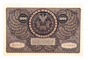 Poland, Second Republic (1918-1939), 1000 Polish marks 23.08.1919, III Series G
