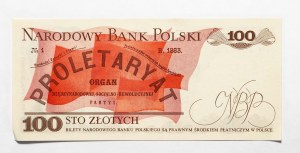 Polonia, PRL (1944-1989), 100 ZŁOTYCH 1.12.1988, serie NN