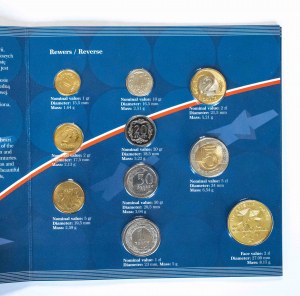 Poland, the Republic since 1989, official circulation coin set of the State Mint 