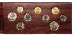 Pologne, République de Pologne depuis 1989, Ensemble de pièces de circulation - souvenir de Zakopane - dont 2 et 5 zloty 1994