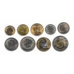 Polska, Rzeczpospolita od 1989 roku, Zestaw monet obiegowych - pamiątka z Zakopanego - w tym 2 i 5 złotych 1994