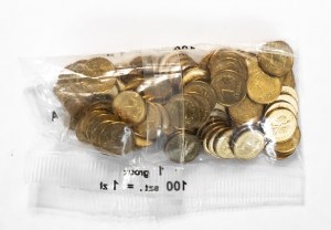 Poland, the Republic of Poland since 1989, mint bag - 1 penny 2002