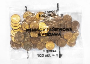 Polsko, Polská republika od roku 1989, mincovní sáček - 1 groš 1992