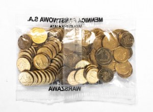 Polsko, Polská republika od roku 1989, mincovní sáček - 1 groš 2004
