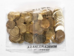 Poland, the Republic since 1989, mint bag - 5 pennies 2006
