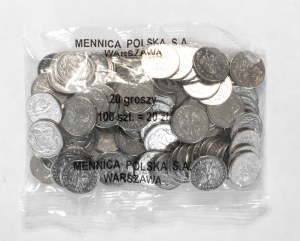 Poland, the Republic of Poland since 1989, mint bag - 20 pennies 2007