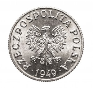 Poland, People's Republic of Poland (1944-1989), 2 pennies 1949