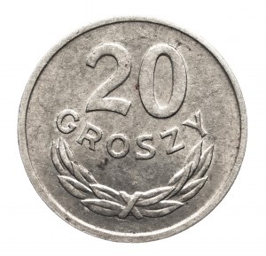 Pologne, République populaire de Pologne (1944-1989), 20 groszy 1962