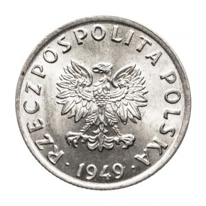 Polska, PRL (1944-1989), 5 groszy 1949 aluminium