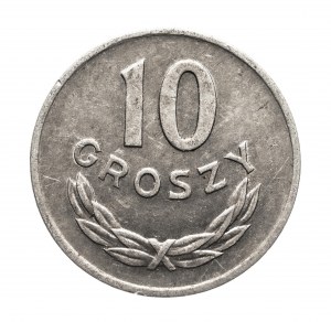 Polen, Volksrepublik Polen (1944-1989), 10 groszy 1949, Aluminium