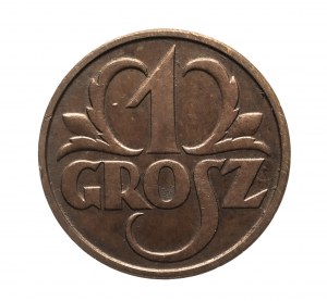 Polen, Zweite Republik (1918-1939), 1 Grosz 1931, Warschau