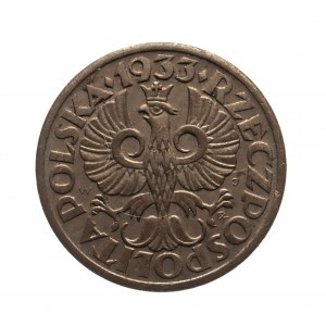 Polonia, Seconda Repubblica (1918-1939), 1 grosz 1933, Varsavia