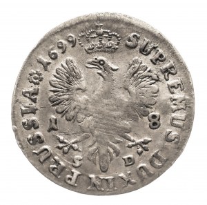 Germania, Brandeburgo-Prussia, Federico III (1688-1701), ort 1699 SD, Königsberg