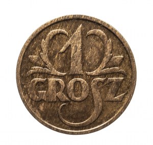 Poľsko, Druhá republika (1918-1939), 1 grosz 1934, Varšava