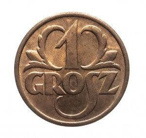 Pologne, Deuxième République polonaise (1918-1939), 1 grosz 1939, Varsovie