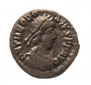 Cesarstwo Rzymskie, Teodozjusz I (379-395), brąz 384-387, Siscia