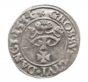Polonia, Sigismondo I il Vecchio (1506-1548), centesimo 1534, Danzica