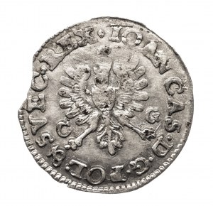 Pologne, Jan II Casimir Vasa (1649-1668), bicorne 1650, Wschowa