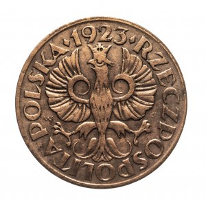 Poland, Second Republic (1918-1939), 2 groszy 1923, Warsaw