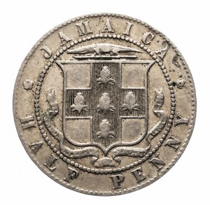 Jamaica, 1/2 penny 1909