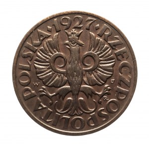 Polonia, Seconda Repubblica (1918-1939), 2 grosze 1927, Varsavia