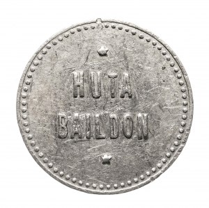 Silesia, a token of 50 pennies of the Baildon Steelworks, Katowice.