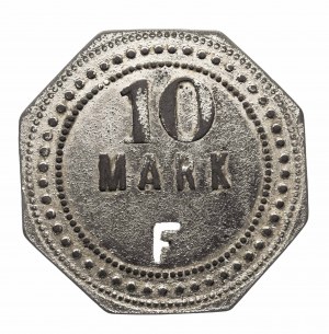 Silesia, token 10 mark F (no date)