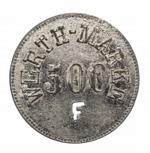 Schlesien, Wertmarke 500 WERTH-MARKE F (ohne Datum)