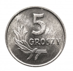 Poland, PRL (1944-1989), 5 groszy 1958, Warsaw