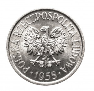 Poland, PRL (1944-1989), 5 groszy 1958, Warsaw