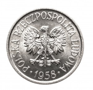 Polen, PRL (1944-1989), 5 groszy 1958, Warschau