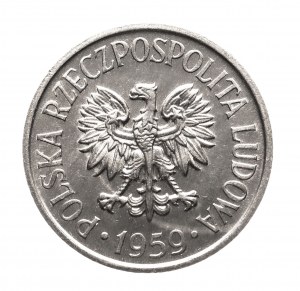 Polsko, PRL (1944-1989), 5 groszy 1959, Varšava