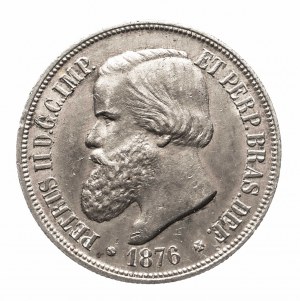 Brazílie, 1000 realů 1876, Rio de Janeiro