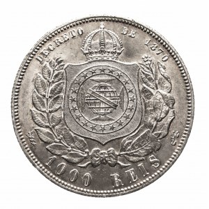 Brazylia, 1000 reali 1876, Rio de Janeiro