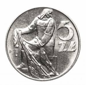 Polsko, PRL (1944-1989), 5 zlotých 1960, Varšava