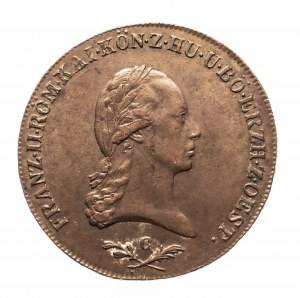 Autriche, François II (1792-1806), 6 krajcars 1800 C, Prague