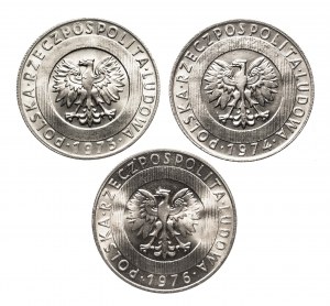 Pologne, République populaire de Pologne (1944-1989), 20 zlotys Gratte-ciel - toute l'année