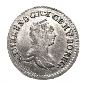 Österreich, Maria Theresia (1740-1780), Halfpipe 1754 P-H, Hall