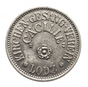 Poland, token of the Catholic Church Singing Association Cecylia, Lodz.