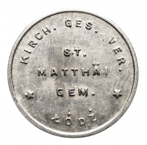 Poland, token of the St. Matthew's Music Association, Lodz.