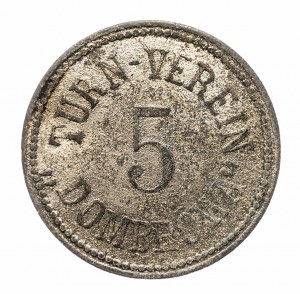 Poland, token of the Dabrowa Gymnastic Society with a denomination of 5, Łódź