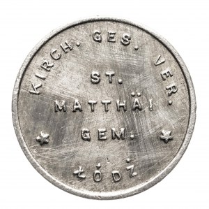 Poland, token of the St. Matthew's Music Association, Lodz.