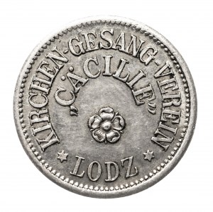 Poland, token of the Catholic Church Singing Association Cecylia, Lodz.