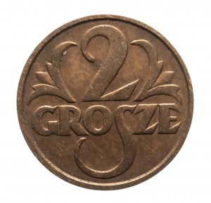 Pologne, Deuxième République polonaise (1918-1939), 2 grosze 1930, Varsovie