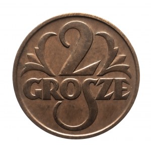 Polska, II Rzeczpospolita (1918-1939), 2 grosze 1932, Warszawa