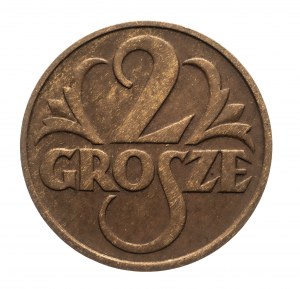 Polonia, Seconda Repubblica (1918-1939), 2 grosze 1934, Varsavia