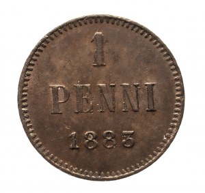 Finlandia, Aleksander III (1881-1894), 1 penni 1883