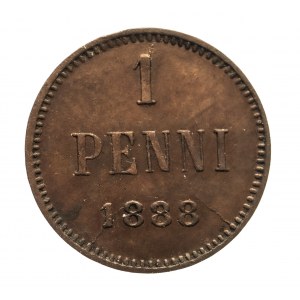 Finlandia, Aleksander III (1881-1894), 1 penni 1888