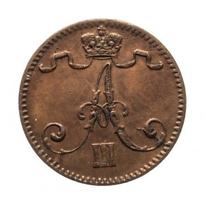 Finlandia, Aleksander III (1881-1894), 1 penni 1888